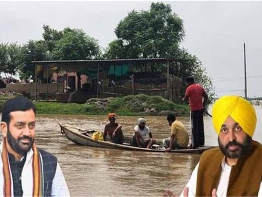 नायब सैनी ने पंजाब बाढ़ पर CM भगवंत मान को लिखा पत्र, मदद का दिया आश्वासन