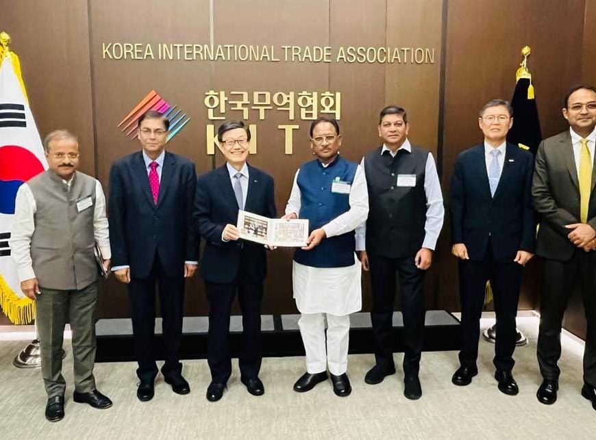 दक्षिण कोरिया के कोरिया इंटरनेशनल ट्रेड एसोसिएशन (KITA) से मुख्यमंत्री विष्णुदेव साय की सार्थक मुलाकात