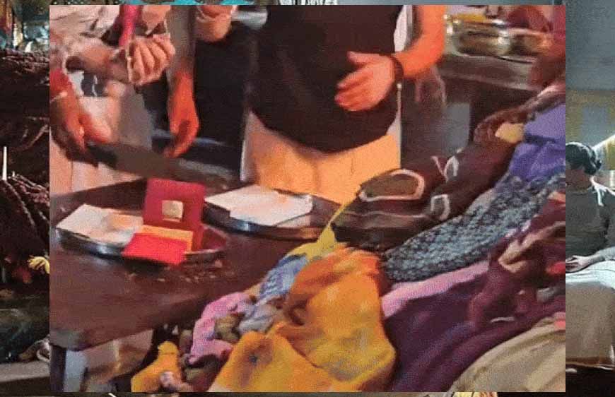 दादा धूनीवाले दरबार में हवन: 20 तोला सोना-चांदी, 200 साड़ियां और 11 हजार लड्डू भेंट