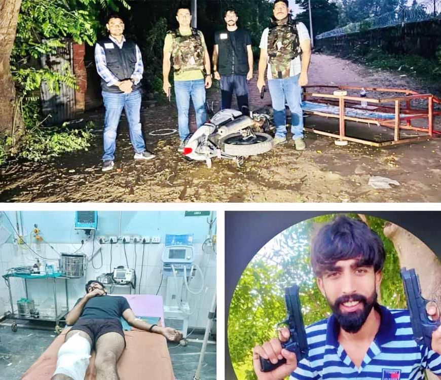 गुरुग्राम में रोहित गोदारा गैंग के शूटर पर STF की कार्रवाई, मुठभेड़ में लगी गोली