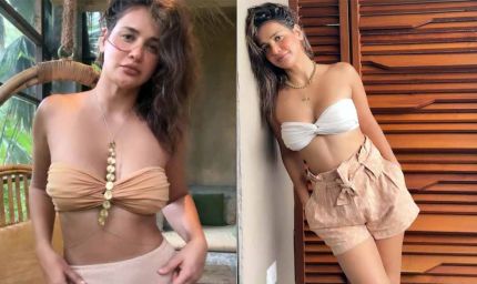 आयशा शर्मा ने स्ट्रैपलेस बिकिनी में किया जलवा, किलर पोज़ से फैंस हुए दीवाने