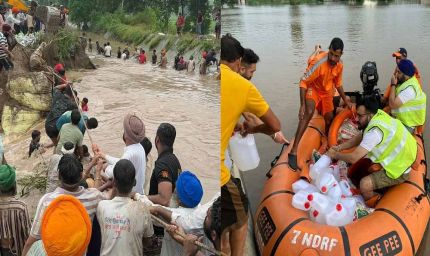 पंजाब में बाढ़ का कहर, सतलज-ब्यास-रावी से 1300 गांव प्रभावित