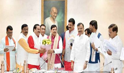 मुख्यमंत्री डॉ. यादव द्वारा विक्रमादित्य वैदिक घड़ी स्थापित करने पर कैबिनेट के सदस्यों ने माना आभार