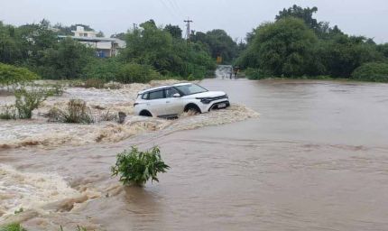 राजस्थान में भारी बारिश का कहर: 13 जिलों में अलर्ट, बांध टूटने से कई गांव डूबे