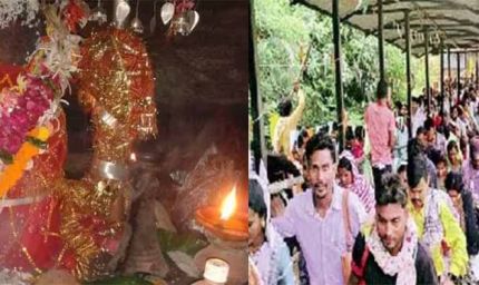 लिंगेश्वरी माता के दरबार में उमड़ी श्रद्धा : संतान सुख के लिए उमड़े भक्त