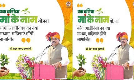 मोहन सरकार की नई पहल: 'एक बगिया मां के नाम', महिलाओं के खाते में सीधे मिलेगा सब्सिडी पैसा