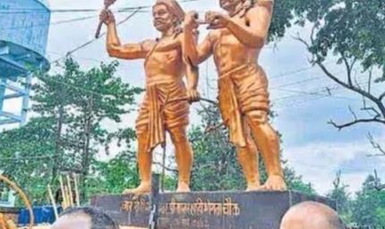 हजारीबाग में हुआ बड़ा विवाद, शहीद नीलांबर-पीतांबर की प्रतिमा तोड़ी