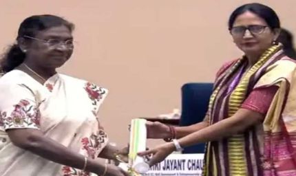 सोनीपत की टीचर सुनीता को नेशनल अवॉर्ड, राष्ट्रपति द्रौपदी मुर्मू ने किया सम्मानित