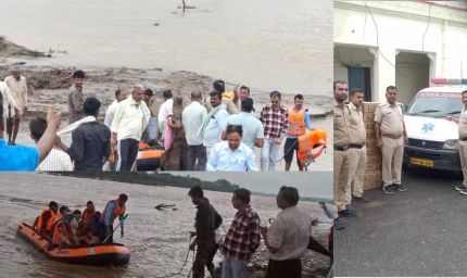 पार्वती नदी उफान: श्योपुर-बारां हाईवे 24 घंटे बंद, SDRF ने 15 ग्रामीणों और गर्भवती महिला को बचाया