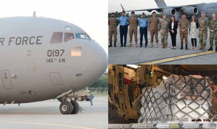 अमेरिका की मदद पाकिस्तान पहुंची: नूर खान एयर बेस पर उतरे सैन्य विमान