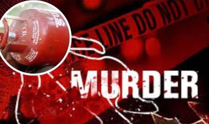 फास्ट फूड ठेले पर विवाद: नशेड़ी ने साथी का सिर सिलेंडर से कुचला, मौत