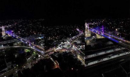 रानी दुर्गावती फ्लाईओवर पर चोर-नशेड़ियों का हमला, चेंबर की जाली उखाड़ी