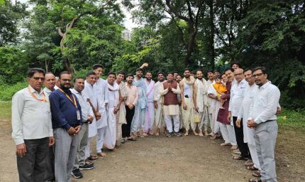 अरिहंतपुरम मंदिर की जलयात्रा एवं सामूहिक क्षमावाणी कार्यक्रम में विधायक हुए शामिल