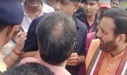 नग्गल में जलभराव का जायजा लेने पहुंचे CM सैनी, किसानों और पुलिस के बीच टकराव