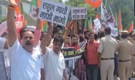 रायबरेली में हंगामा: राहुल गांधी के स्वागत में नहीं, विरोध में जुटे लोग, योगी के मंत्री ने रोका काफिला