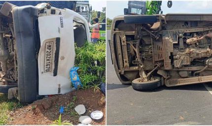 NH-44 पर दर्दनाक हादसा: सागर-झांसी मार्ग पर पति-पत्नी और पिता-पुत्र सहित 4 की मौत, 5 घायल