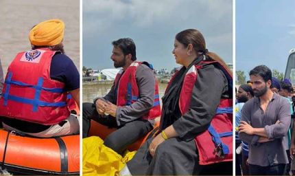 पंजाब बाढ़ : सोनू सूद और मालविका सूद ने बढ़ाया मदद का हाथ, लोगों से की अपील