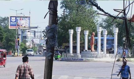 कालीबाड़ी चौक से हटेगी इंदिरा गांधी की प्रतिमा, सिग्नल फ्री बनाने की तैयारी