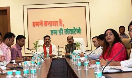 उप मुख्यमंत्री द्वय अरुण साव और विजय शर्मा ने बस्तर ओलंपिक की तैयारियों की समीक्षा की