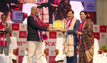 आईटीएम विश्वविद्यालय, रायपुर द्वारा श्री प्रदीप टंडन को डी.लिट् (Honoris Causa) की उपाधि प्रदान