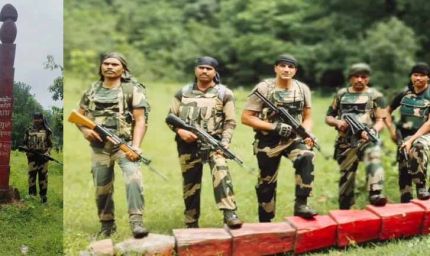 नक्सली नागेश का 14 फीट ऊंचा स्मारक ढहा, BSF की बड़ी कार्रवाई