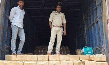 सिमडेगा में शराब की बड़ी खेप जब्त, 1 करोड़ से अधिक की कीमत, ट्रक चालक गिरफ्तार