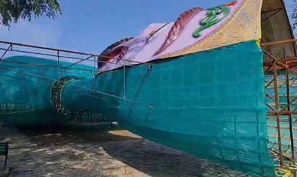 कोटा में तैयार हो रहा 215 फीट ऊंचा रावण, 12 टन वजन, रिमोट से होगा दहन