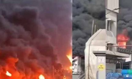 गुजरात के भरूच में फैक्ट्री में भीषण आग, कई घंटे की मशक्कत के बाद काबू