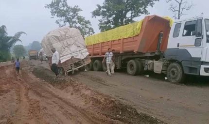 बिलासपुर-जबलपुर NH पर भारी जाम, MP-UP से आने-जाने वाले यात्री घंटों फंसे