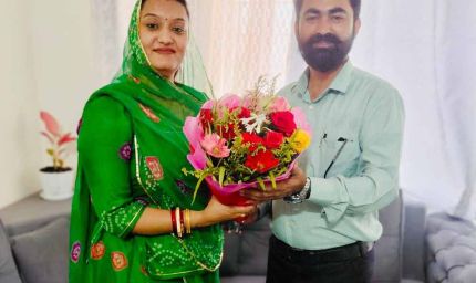 परिधि चौहान को राष्ट्रीय राजपूत करणी सेना का बनाया जिला अध्यक्ष