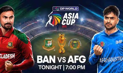 एशिया कप 2025: बांग्लादेश की पारी हुई शुरू, फारूकी ने संभाली अफगान अटैक की कमान