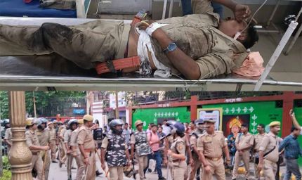 वकीलों का बवाल: दरोगा सहित चार पुलिसकर्मी पीटे, कचहरी बनी छावनी