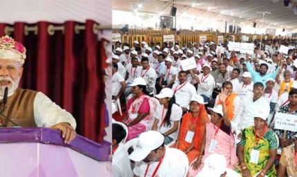 गरीब के चेहरे पर मुस्कान लाना ही मेरी पूजा, मेरा प्रण : प्रधानमंत्री मोदी