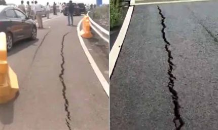 अटल सेतु पर गड्ढों का मामला: MMRDA ने ठेकेदार पर लगाया 1 करोड़ का जुर्माना, कांग्रेस ने की निंदा