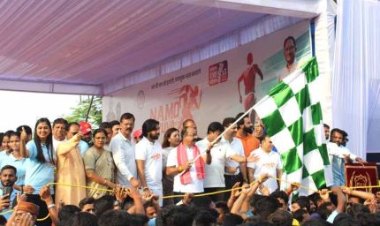 उप मुख्यमंत्री अरुण साव ने रायपुर में ‘नमो युवा रन’ का किया शुभारंभ