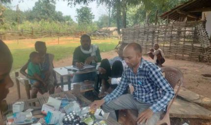 बस्तर संभाग के दूरस्थ क्षेत्र अबूझमाड़ से लगे ग्राम कोंडे तक पहुँची स्वास्थ्य सेवाएँ