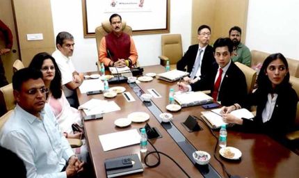 मंत्री टेटवाल से सिंगापुर के प्रतिनिधि मंडल ने भेंटकर कौशल विकास पर चर्चा की