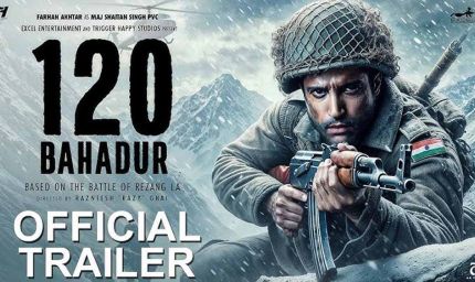फिल्म 120 बहादुर का मोशन पोस्टर रिलीज