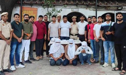 काला जठेड़ी गिरोह पर बड़ी कार्रवाई: हथियार सप्लायर समेत 6 बदमाश दबोचे, 6 पिस्टल-13 कारतूस जब्त