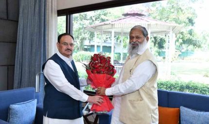 अनिल विज ने दिल्ली में की BJP अध्यक्ष जेपी नड्डा से महत्वपूर्ण मुलाकात, राजनीति में उठ सकते हैं नए कदम