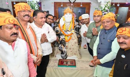 रायपुर : मुख्यमंत्री  साय संत बाबा हरदास राम साहिब जी की बरसी महोत्सव में हुए शामिल