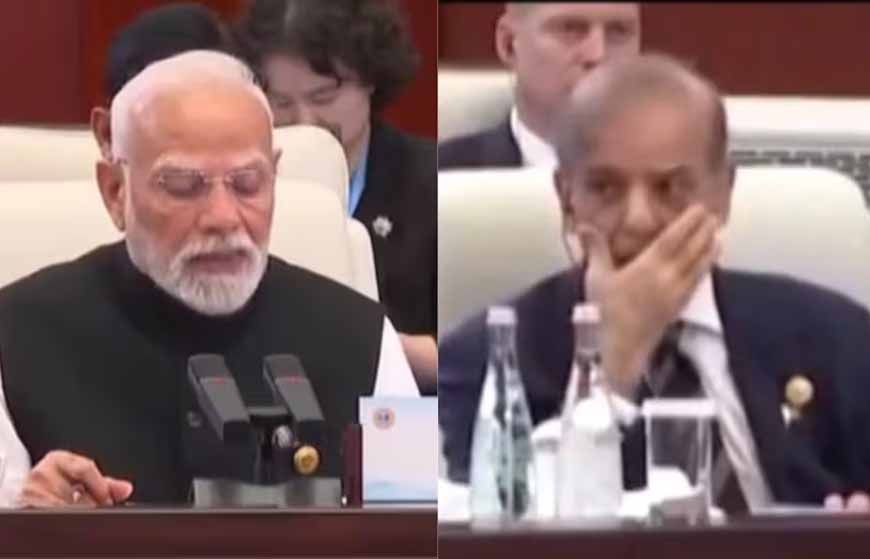SCO मंच से PM मोदी का आतंकवाद पर करारा वार, शहबाज शरीफ के उड़े होश