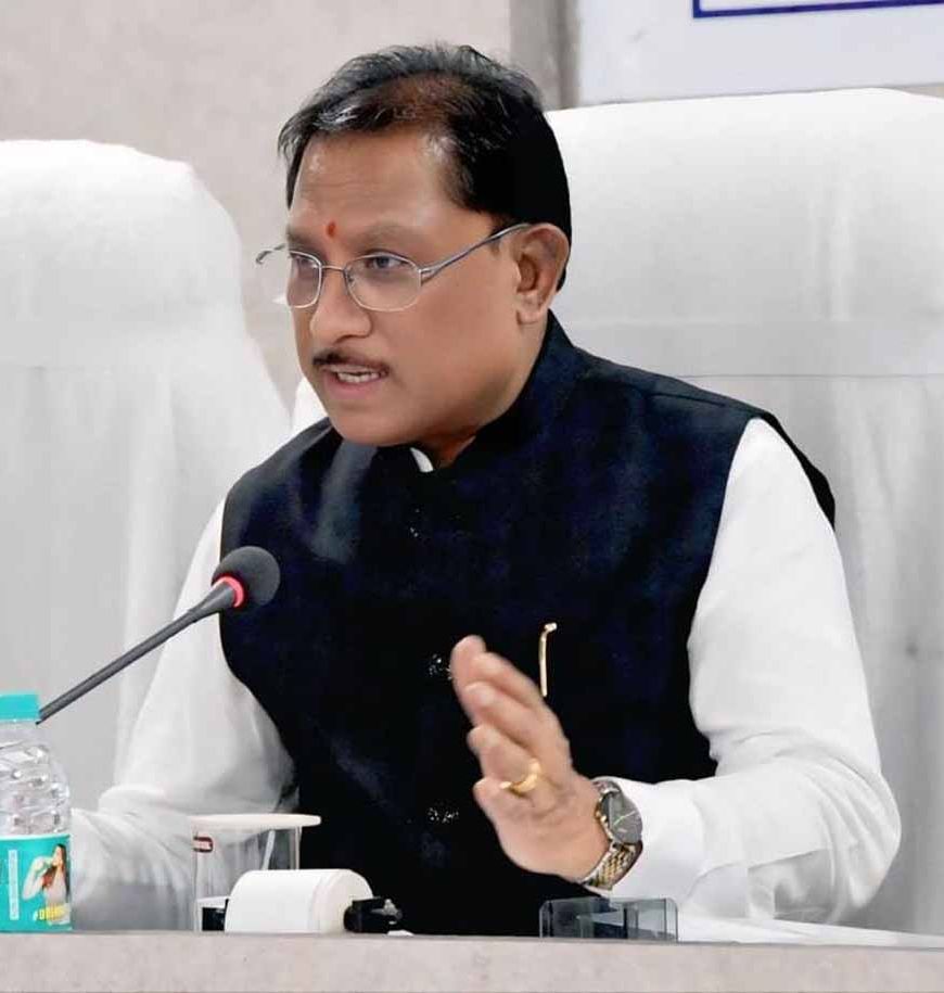 मुख्यमंत्री विष्णु देव साय ने बाढ़ राहत कार्यों की समीक्षा की