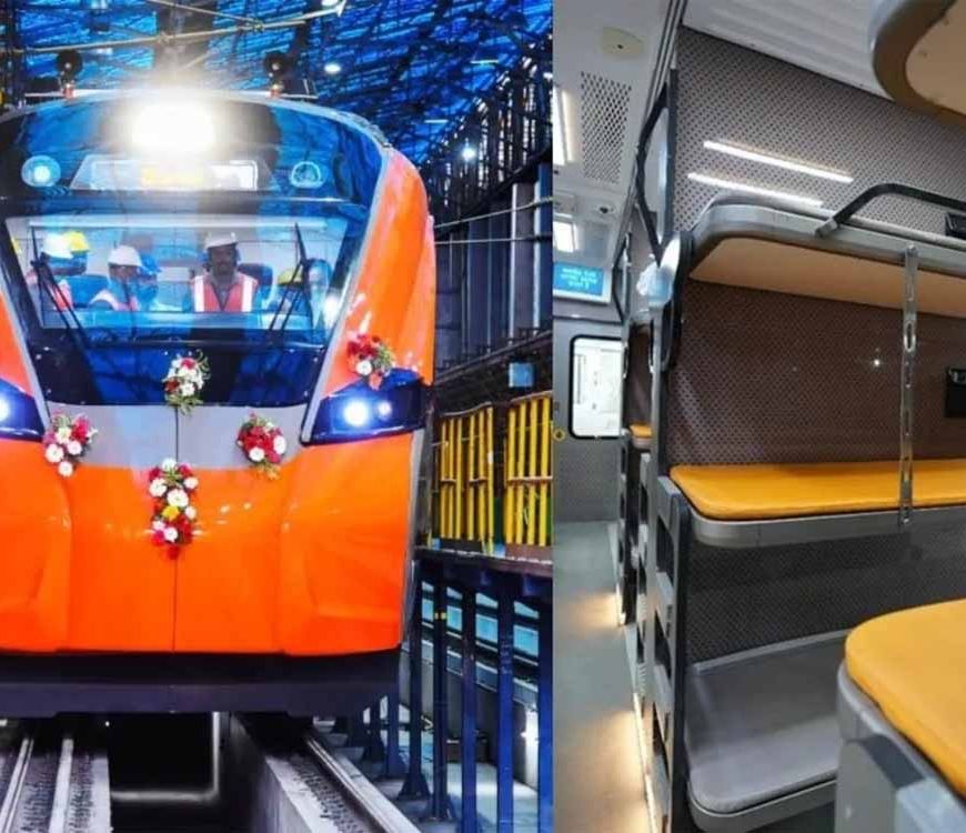 वंदे भारत स्लीपर ट्रेन: इस महीने ट्रैक पर दौड़ सकती है पहली गाड़ी