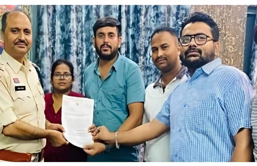 सोशल मीडिया पर चल रही साज़िश का करारा जवाब, भाजयुमो ने मनेंद्रगढ़ कोतवाली में खोला मोर्चा