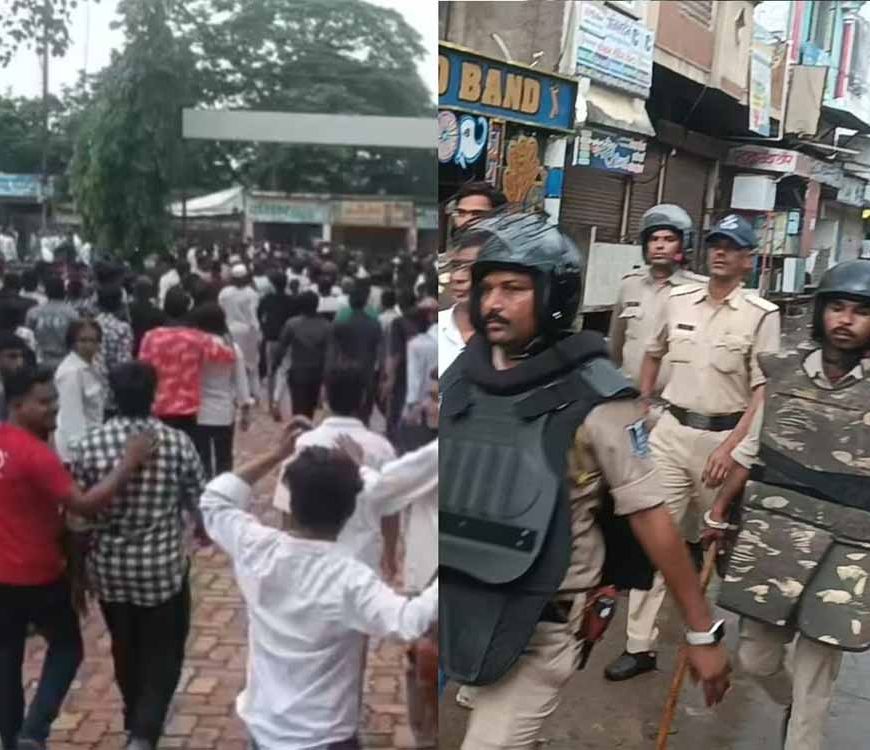 MP में गणेश विसर्जन के दौरान हंगामा, ‘लव जिहाद’ झांकी दिखाने पर हुई पथराव
