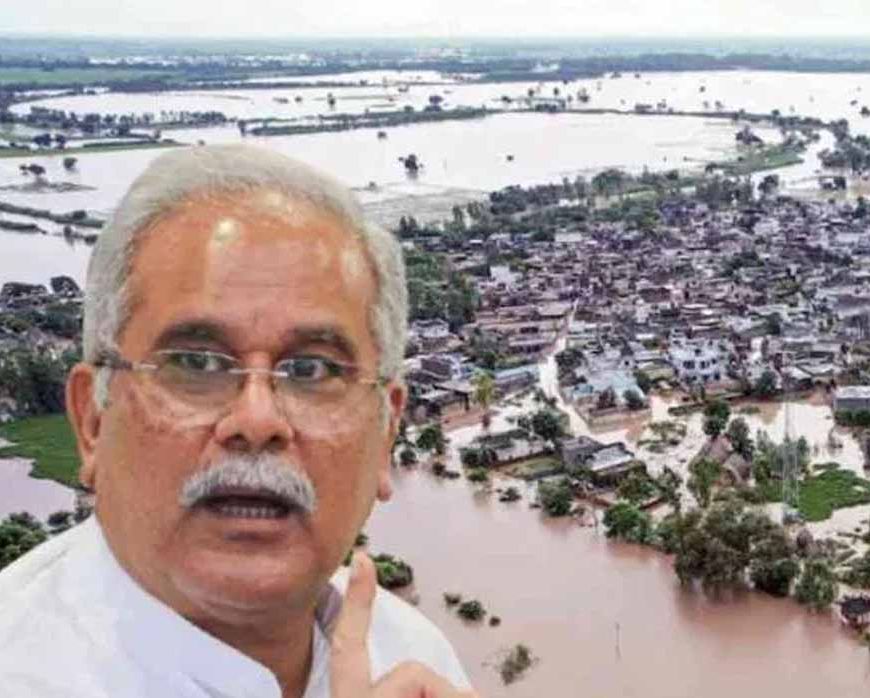 भूपेश बघेल पहुंचे पंजाब: बाढ़ प्रभावित इलाकों का दौरा कर पीड़ितों से की मुलाकात