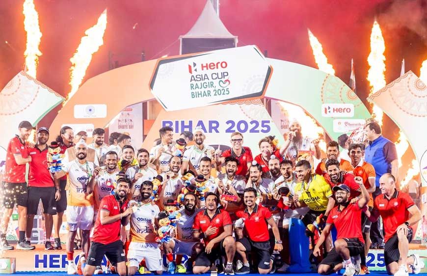 एशिया कप चैंपियन बनी भारतीय हॉकी टीम, साउथ कोरिया को फाइनल में 4-1 से हराया, खिलाड़ियों पर बरसे इनाम