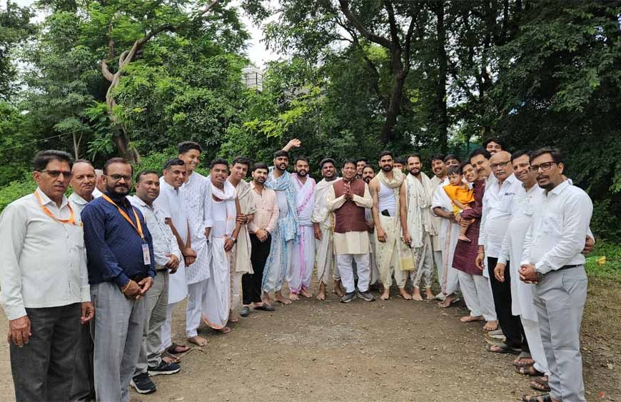अरिहंतपुरम मंदिर की जलयात्रा एवं सामूहिक क्षमावाणी कार्यक्रम में विधायक हुए शामिल