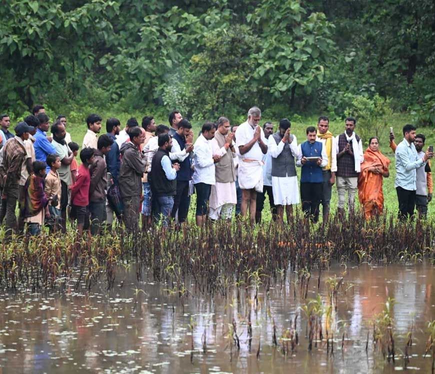 मंत्री प्रहलाद पटेल ने 32 नदियों के सोर्स का दौरा किया, केवल 7 में ही पानी मिला